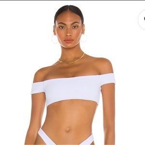 NWT Revolve off the shoulder bikini top